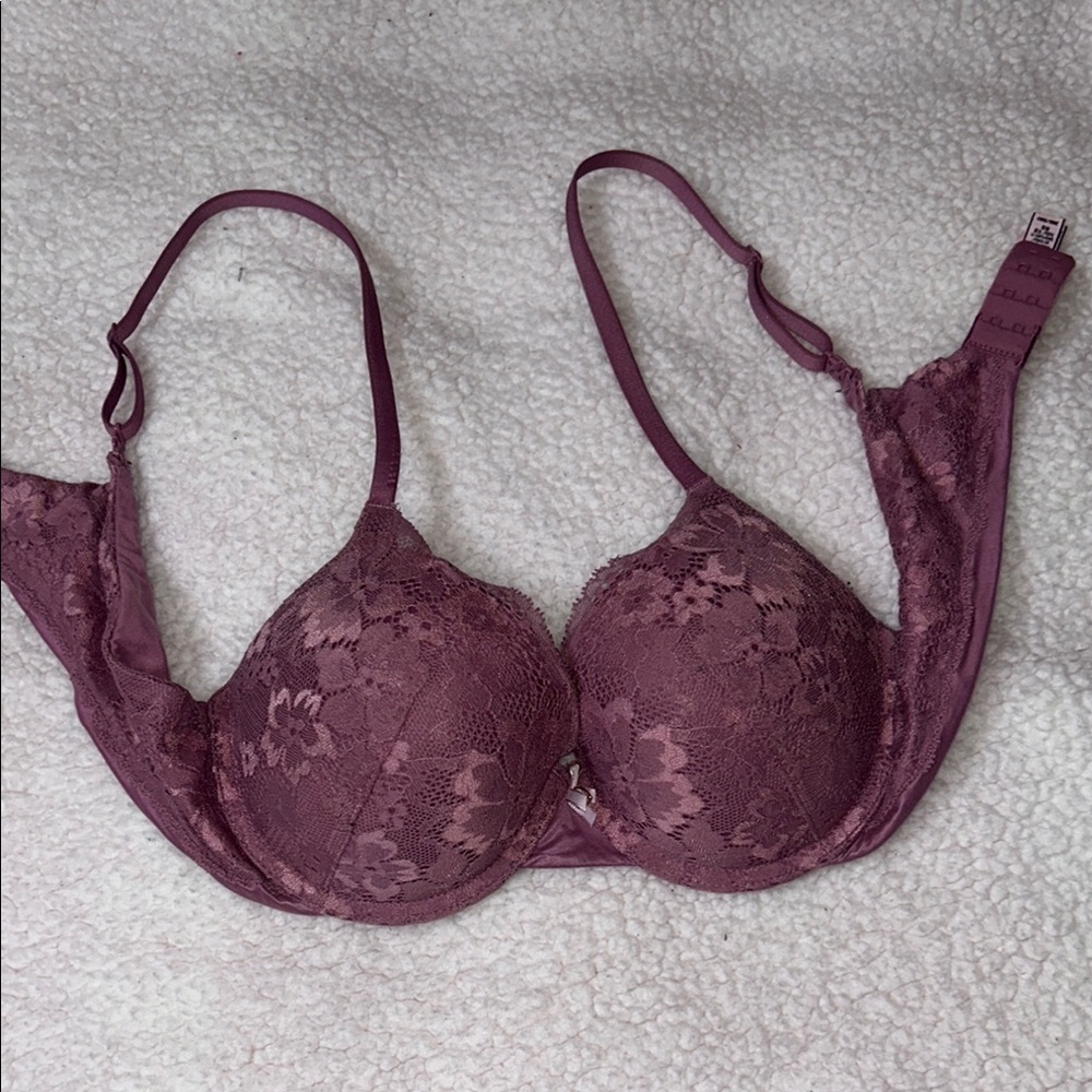 Victoria's Secret Purple Lace Padded Bra